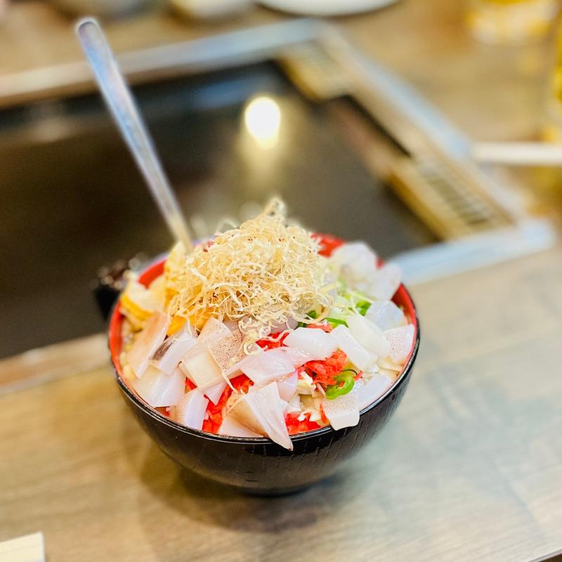 海鮮ミックスもんじゃ(ちろりん村)