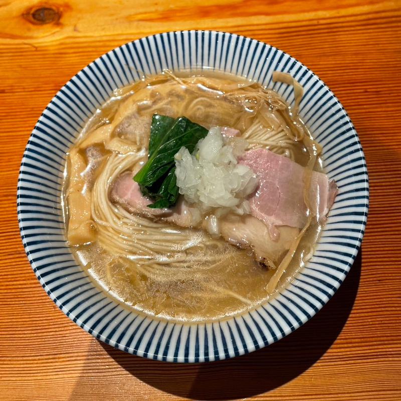 塩ラーメン(志奈そば田なかいすみ店)