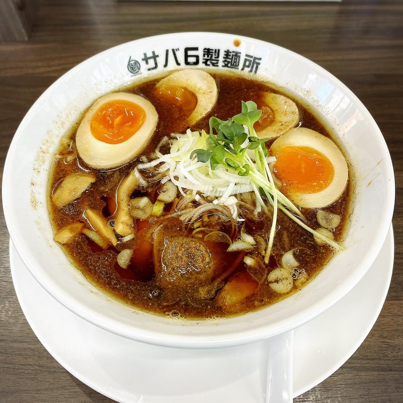 サバ醤油ラーメン(サバ６製麺所 中目黒店)