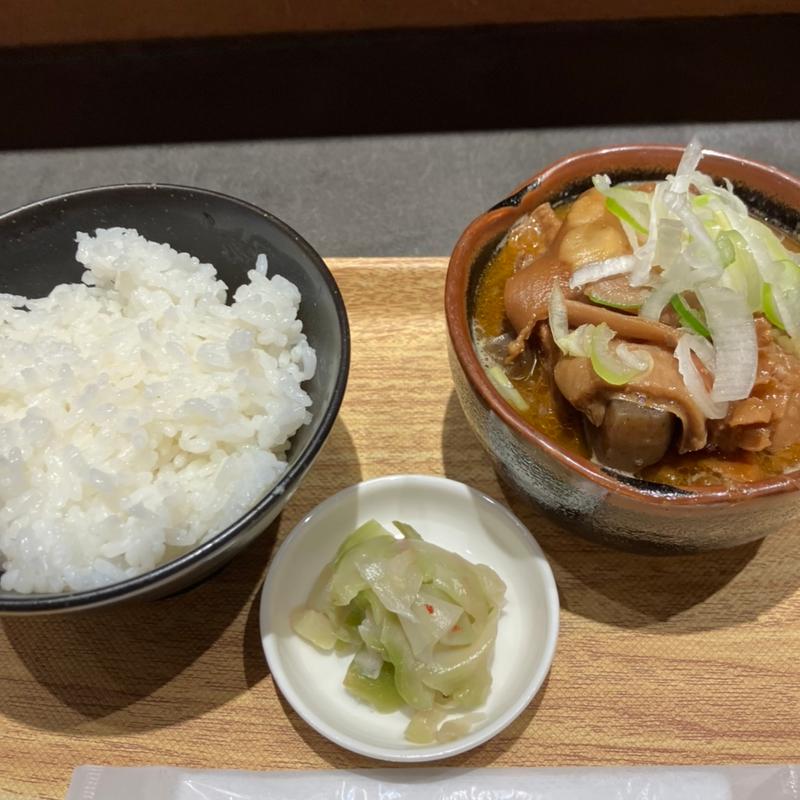 もつ煮(蕎麦・立飲み 一味)