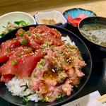 まぐろ中落ち漬け丼(北海道料理 積丹)