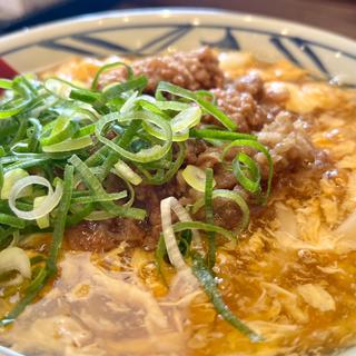 肉かさね玉子あんかけ(丸亀製麺 東平島店 )