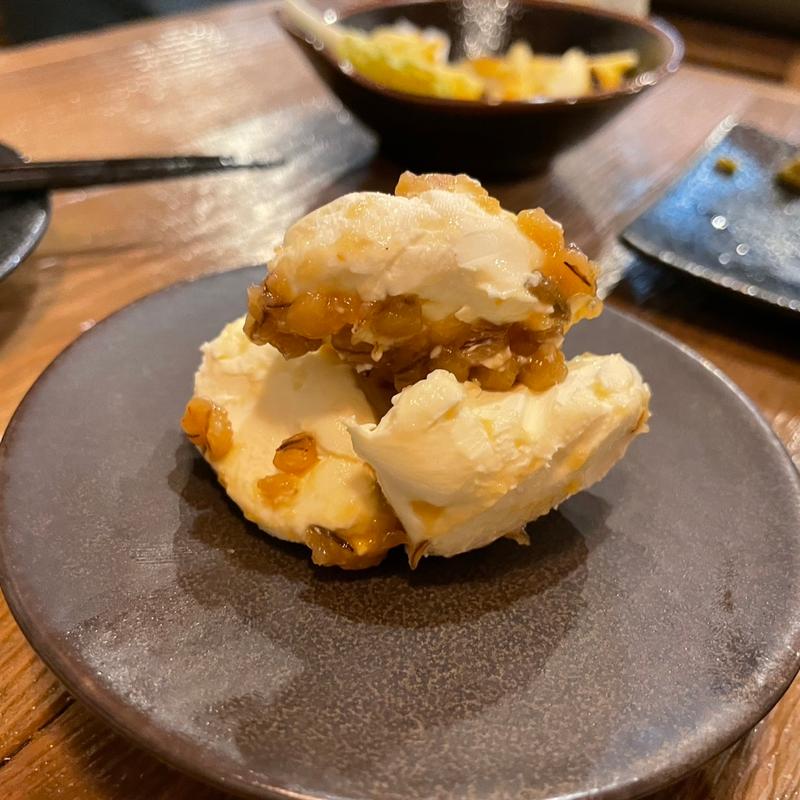 クリームチーズの味噌漬け(普通の居酒屋 狛江)