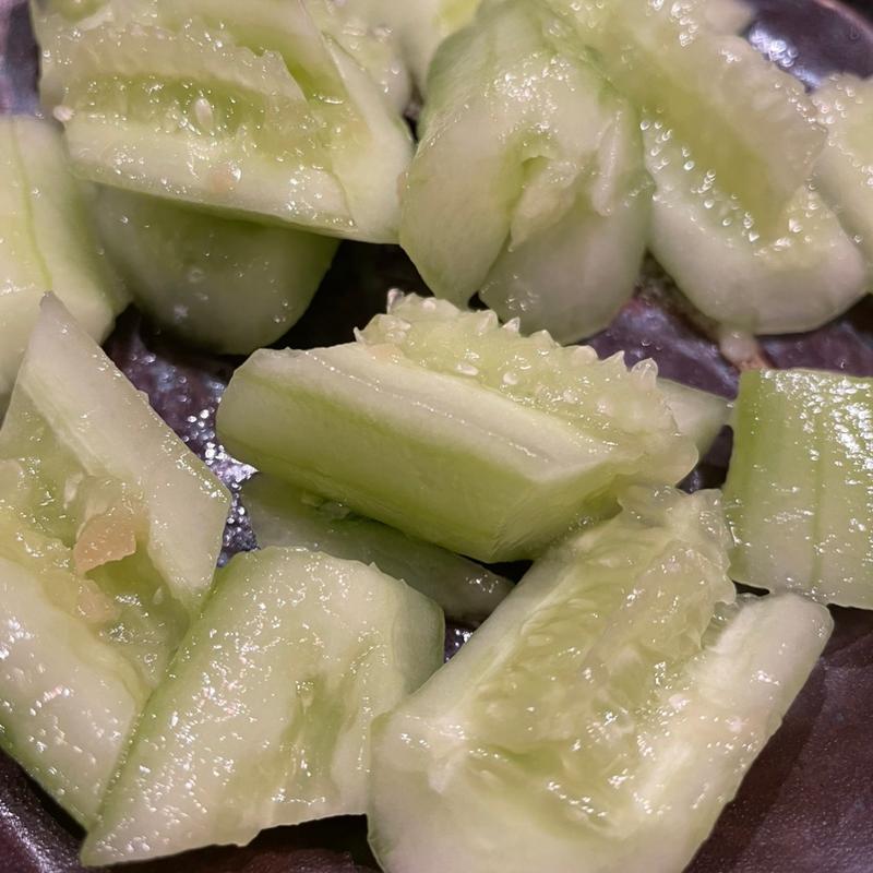 きゅうりあえ(西安刀削麺 匠心)