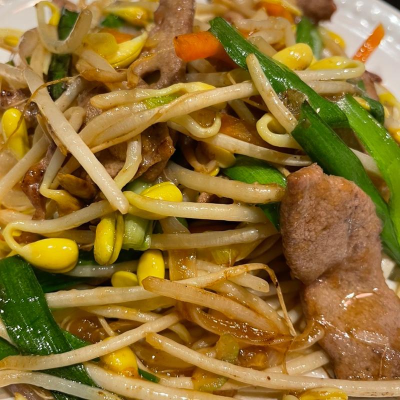 レバニラ炒め(西安刀削麺 匠心)