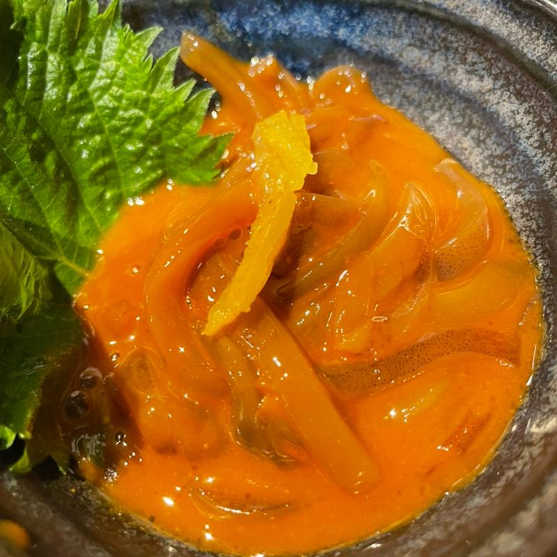 イカの塩辛(肉汁餃子のダンダダン 水道橋店)