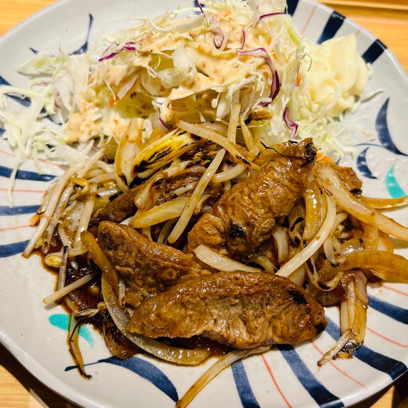 大豆ミートのしょうが焼定食(やよい軒 堂山店)