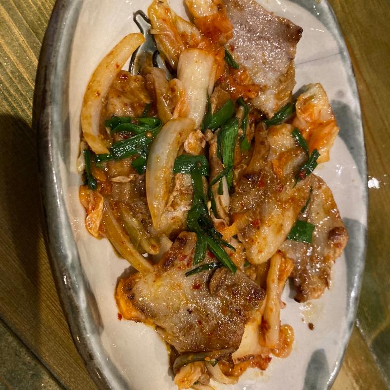 琉美豚キムチ炒め(しまあかり)