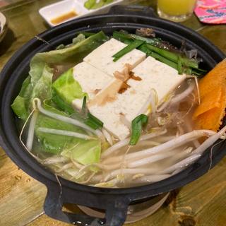 島豆腐とおまかせ野菜の小鍋(しまあかり)