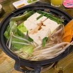島豆腐とおまかせ野菜の小鍋