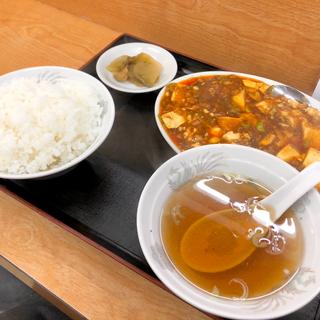 麻婆豆腐定食(龍門飯店)