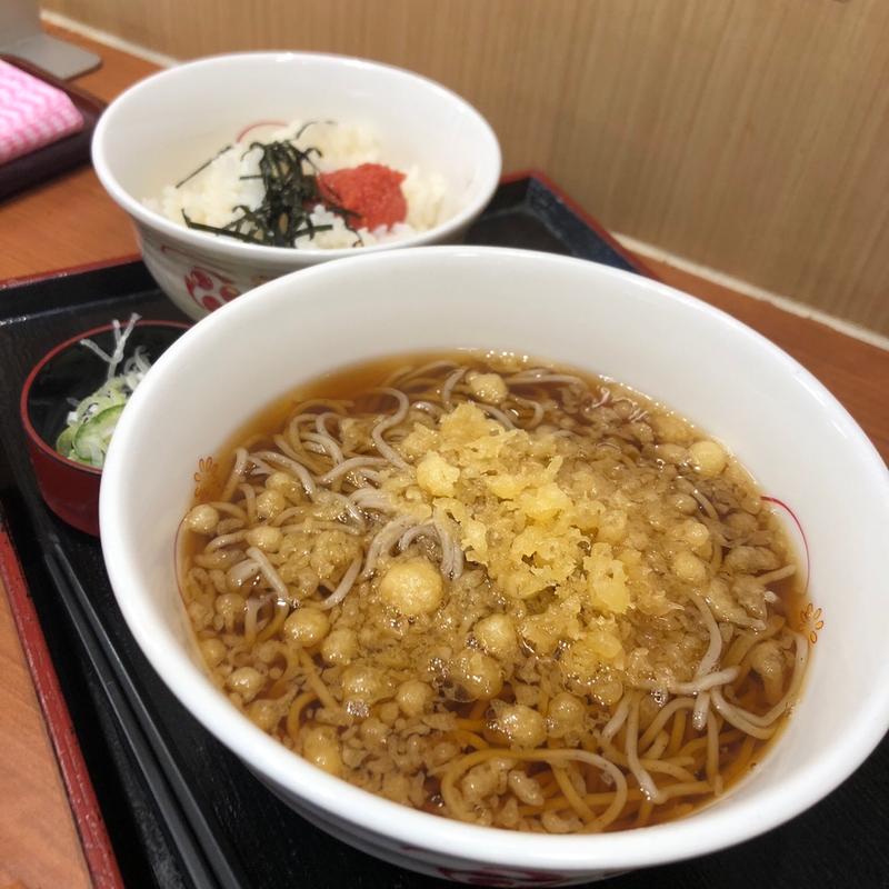 朝そば(いろり庵きらく アトレ大船)