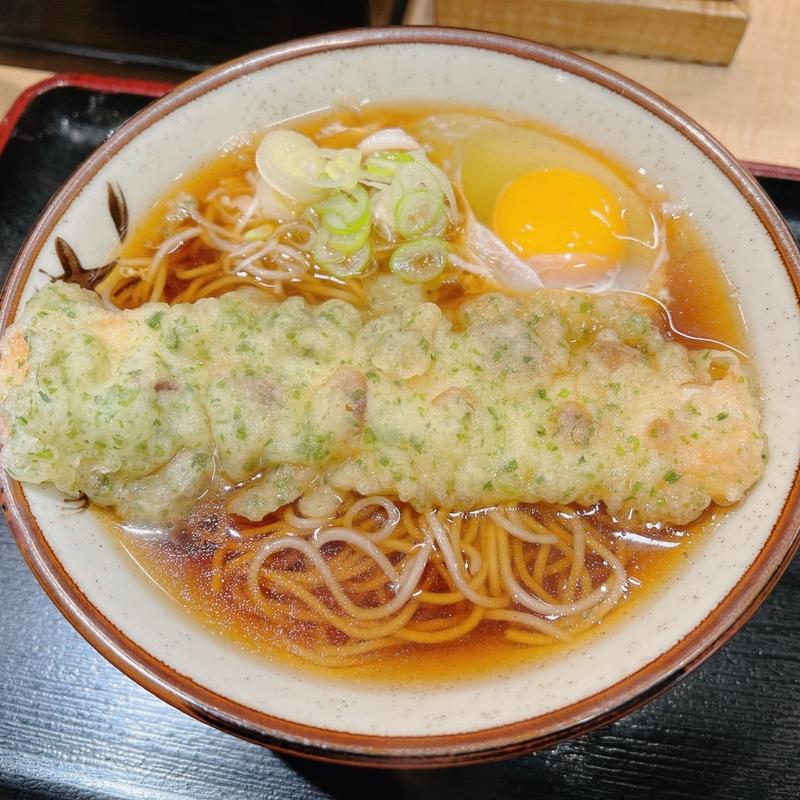 ちくわ天玉そば(そばよし)