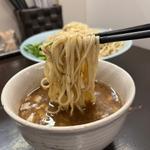 魚介豚骨つけ麺(博多とんこつ 豚の足跡)