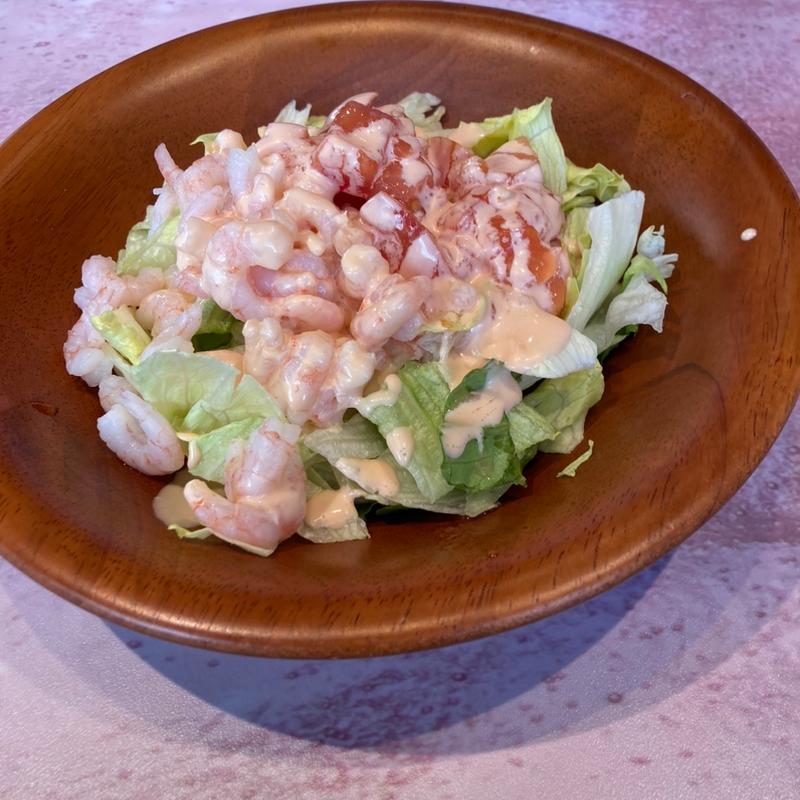 小エビのサラダ(サイゼリヤ 横須賀さいか屋前店)