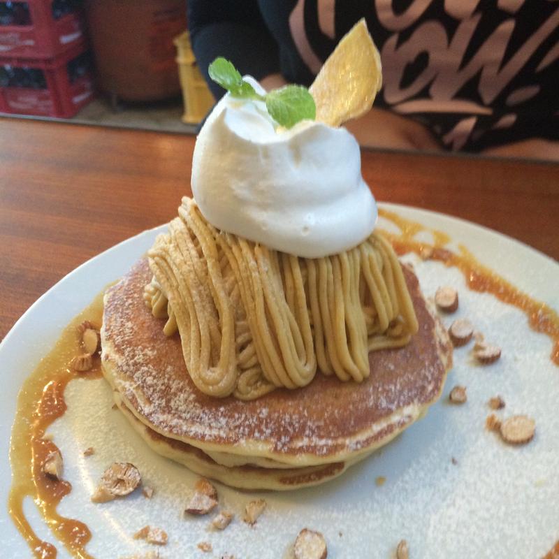 モンブランパンケーキ(エース バーガー カフェ （Ace Burger Cafe）)