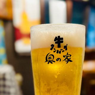 生ビール　中(奥の家 （okunoya【旧店名】どん徳）)