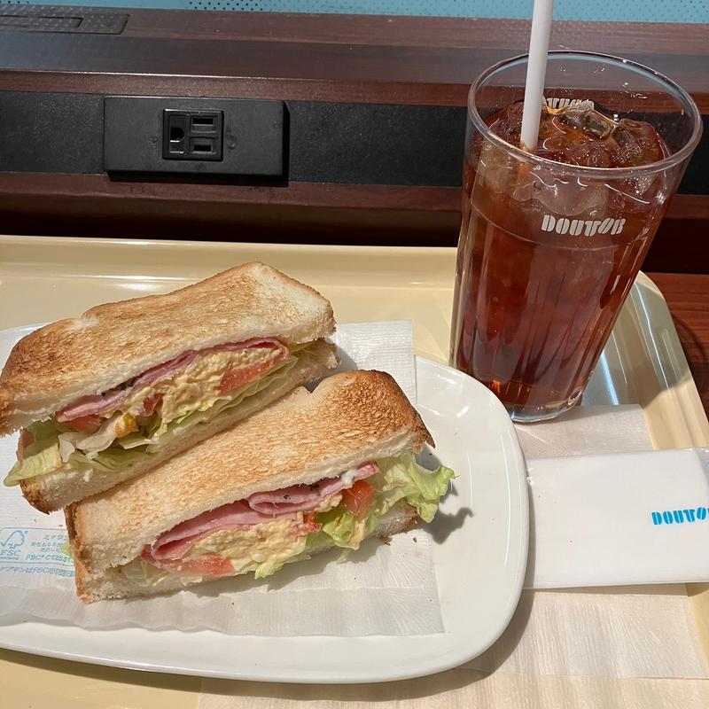 Aセット ハムタマゴ～ジャンボンハムとタマゴサラダ～(ドトールコーヒーショップ 祖師ヶ谷大蔵駅店)