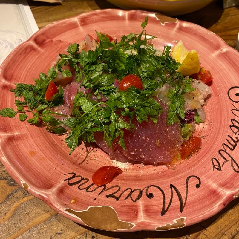 5種から選べるカルパッチョ(チロンボ・マリーナ 上野店)