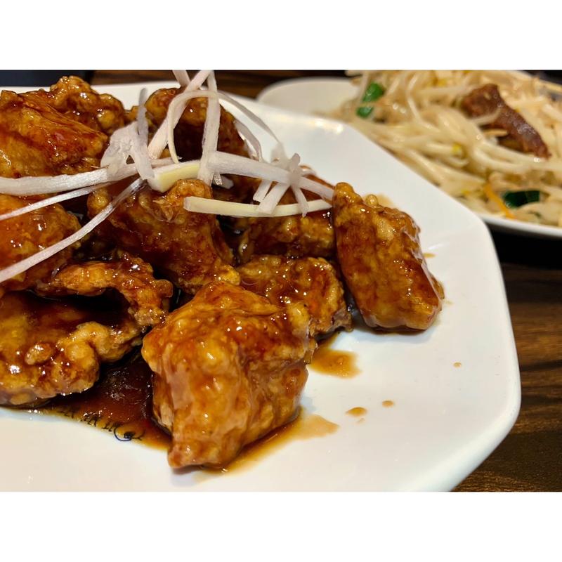 黒酢の酢豚(珉珉 三宮店 （みんみん）)