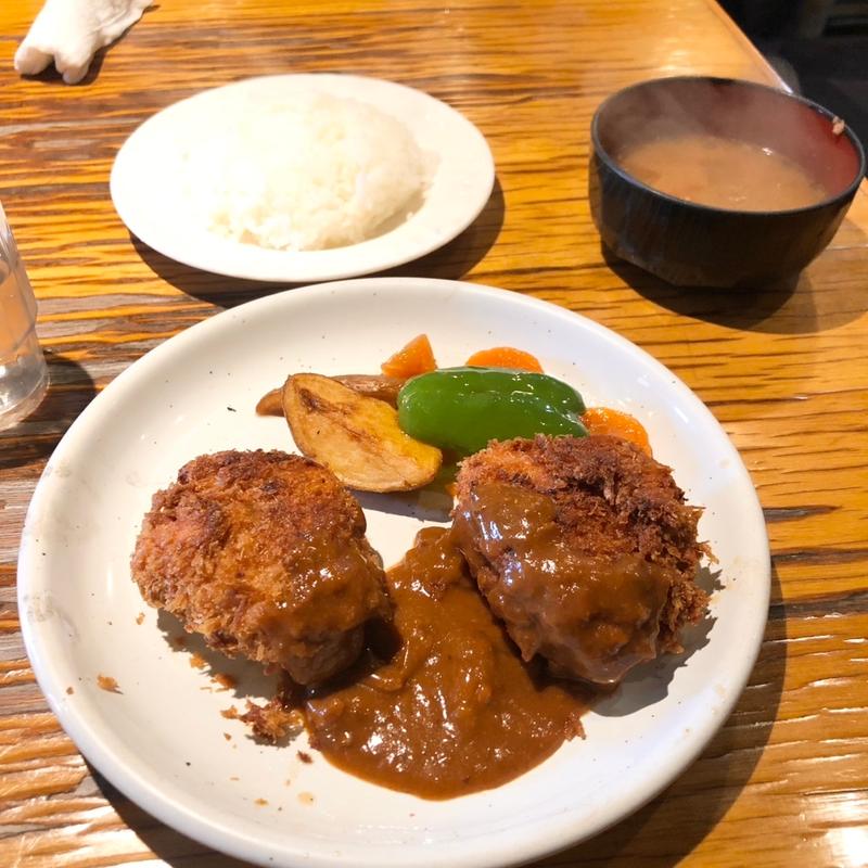 カニクリームコロッケ定食(やまぐちさん)