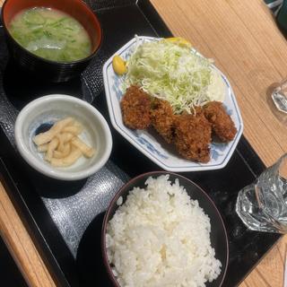 カキフライ定食(都民酒場魚金 神保町店)