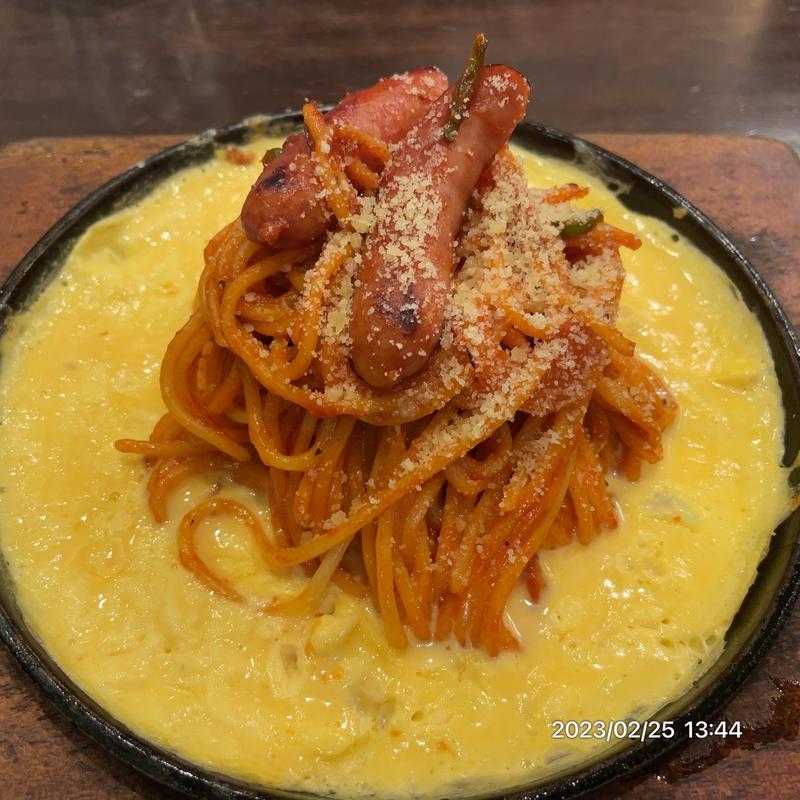 鉄板ナポリタン(カフェ タナカ)