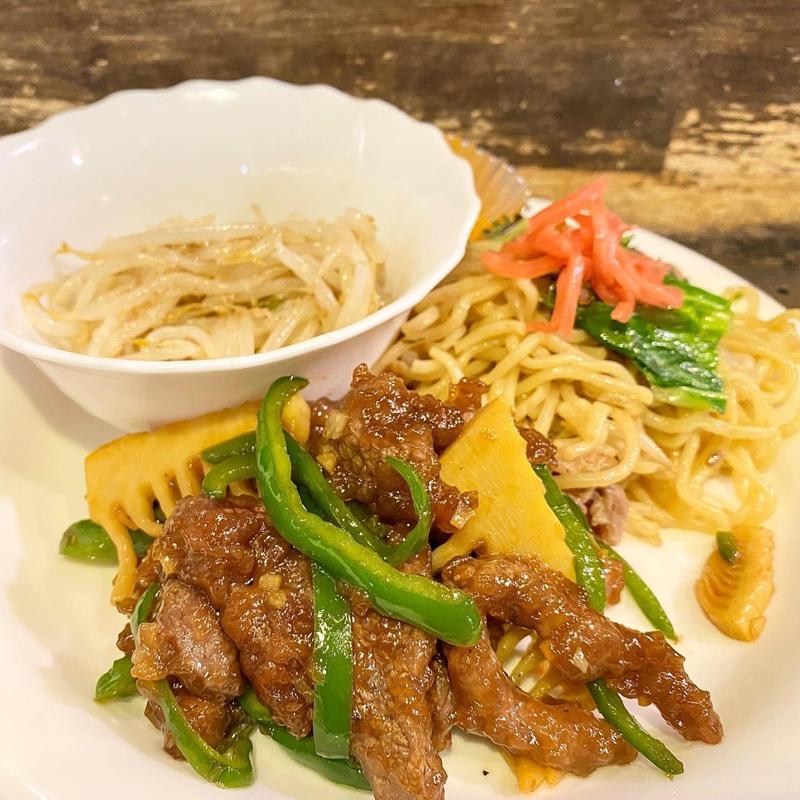 チンジャオロース(カントリーレストランスワン)