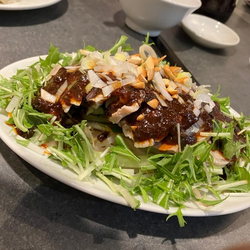 よだれ鶏(神田餃子屋 本店 （カンダギョウザヤ）)