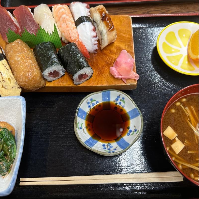 ランチ（握り寿司）(早苗寿司)