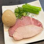 味玉芳醇鶏そば 塩 ビッグチキン フル×2(麺や福はら)
