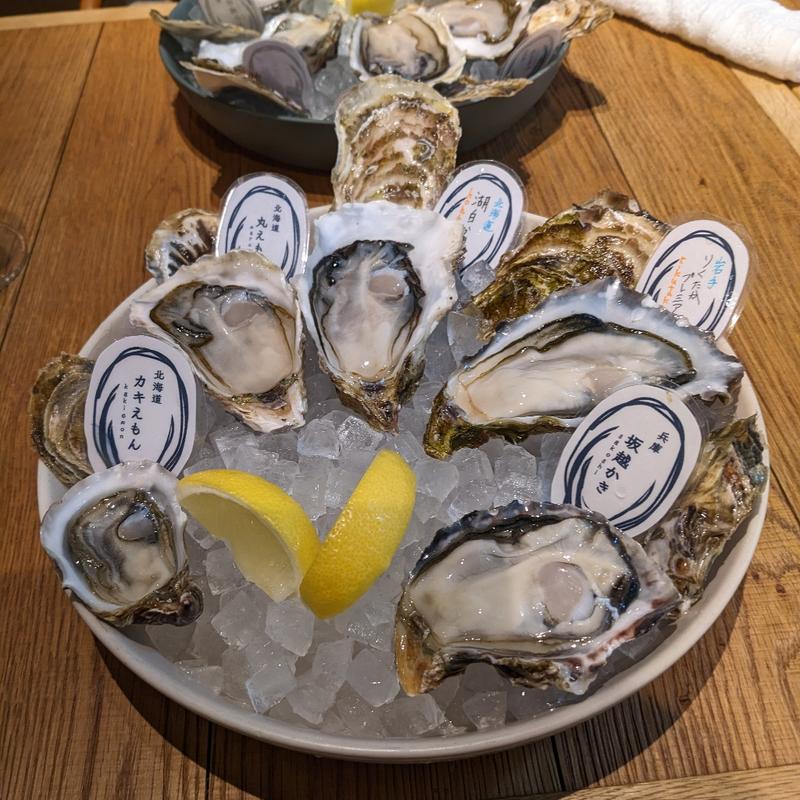 生産者直送生牡蠣5種食べ比べ(月島オイスター俱楽部)