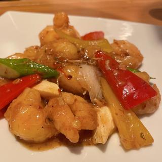 海鮮炒め　海老XO醬(中華厨房 一歩)
