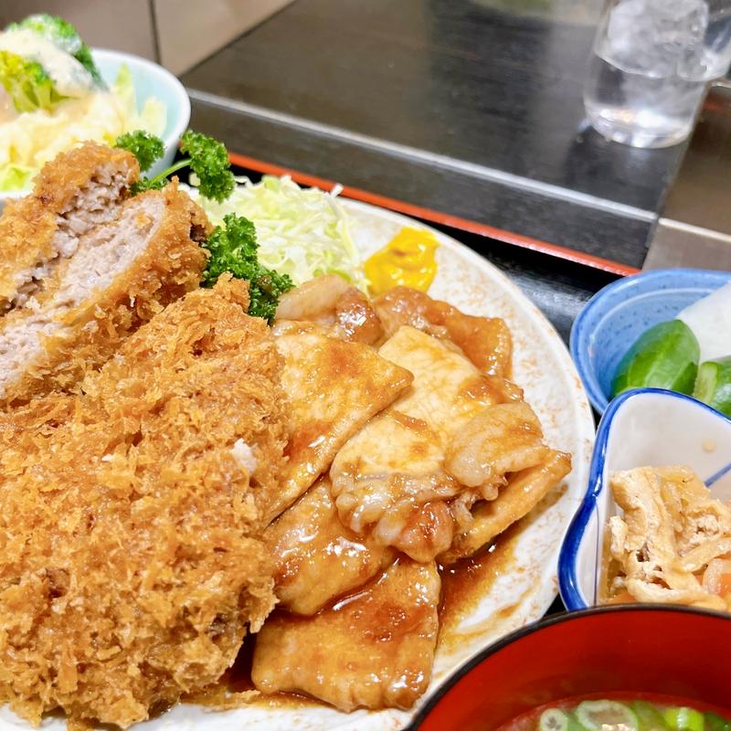 豚肉ショウガ焼定食(ハチロー)