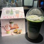 さくら抹茶ラテ(一◯八抹茶茶廊 ふかや花園プレミアム・アウトレット店)