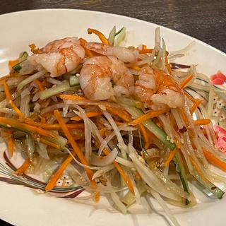 青いパパイヤのサラダ(ベトナム料理クアンコム11)