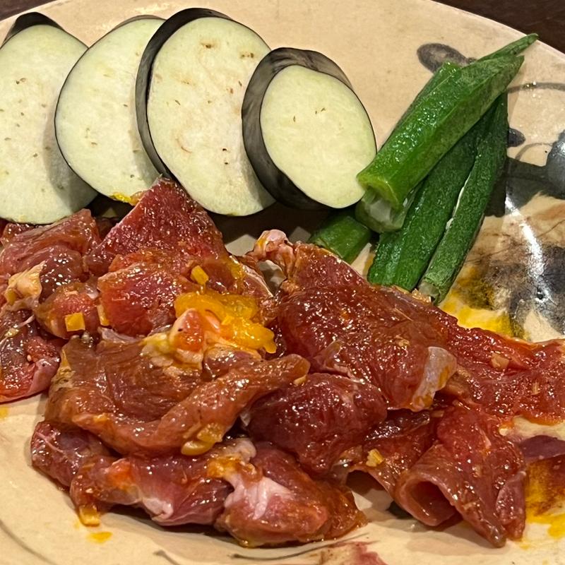 ヤギ肉の焼肉(ベトナム料理クアンコム11)