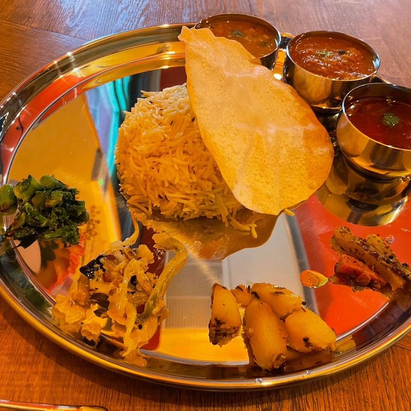 2種盛り(本格インド料理SPICE MAGIC)