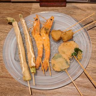 全12品  草馬季節の串揚げ堪能おまかせコース(串あげ草馬)