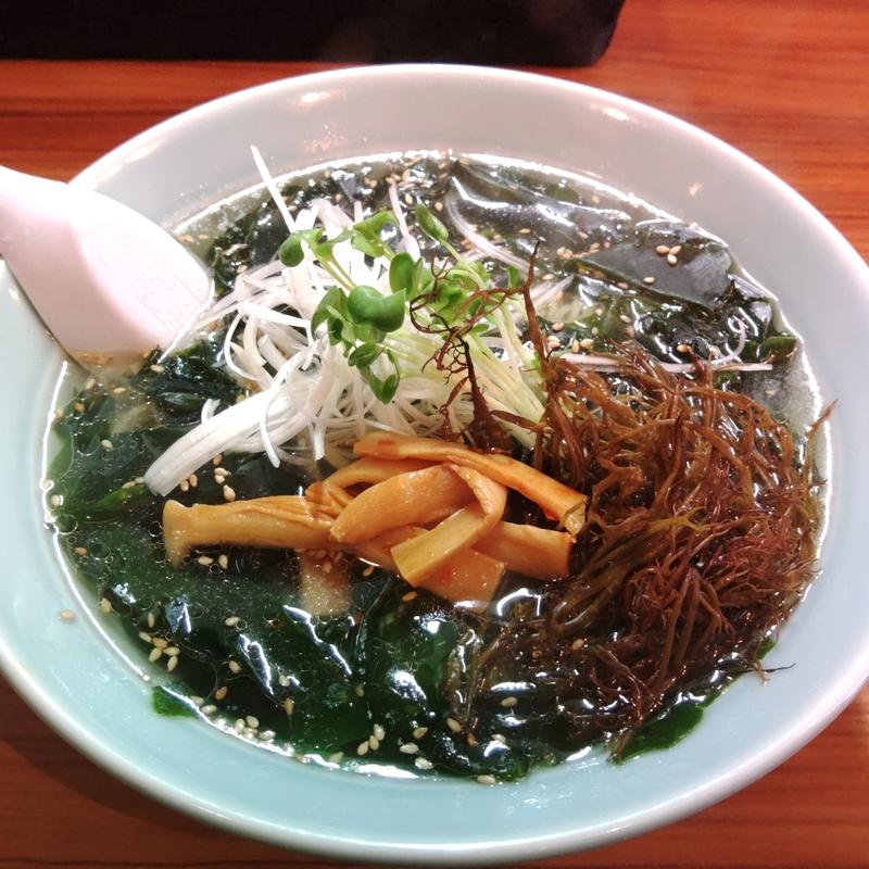ワカメラーメン(あたみ屋)