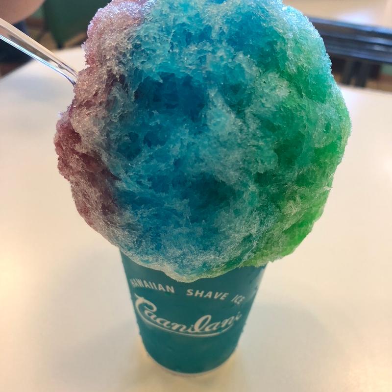 レインボーかき氷(花月荘 )