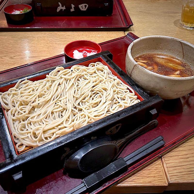 鴨汁せいろ(食楽彩々そば処 みよ田)