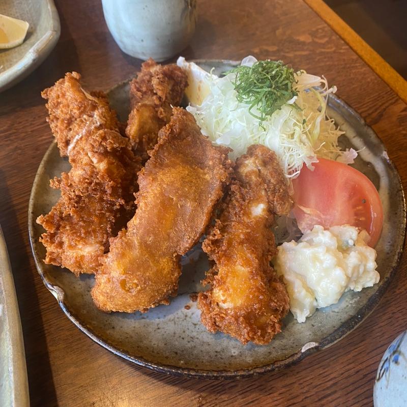 唐揚げ定食(とんかつ藤)
