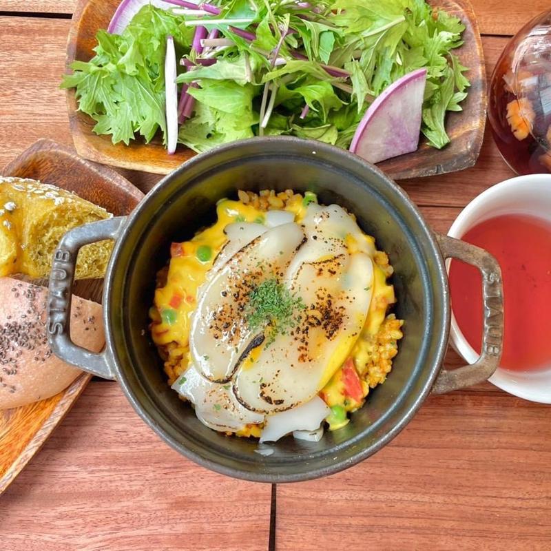 玄米ライス カレードリア南瓜のソース(ビオ カフェ)