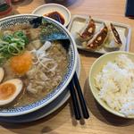 味玉肉そば+餃子セット(丸源ラーメン 日立店)