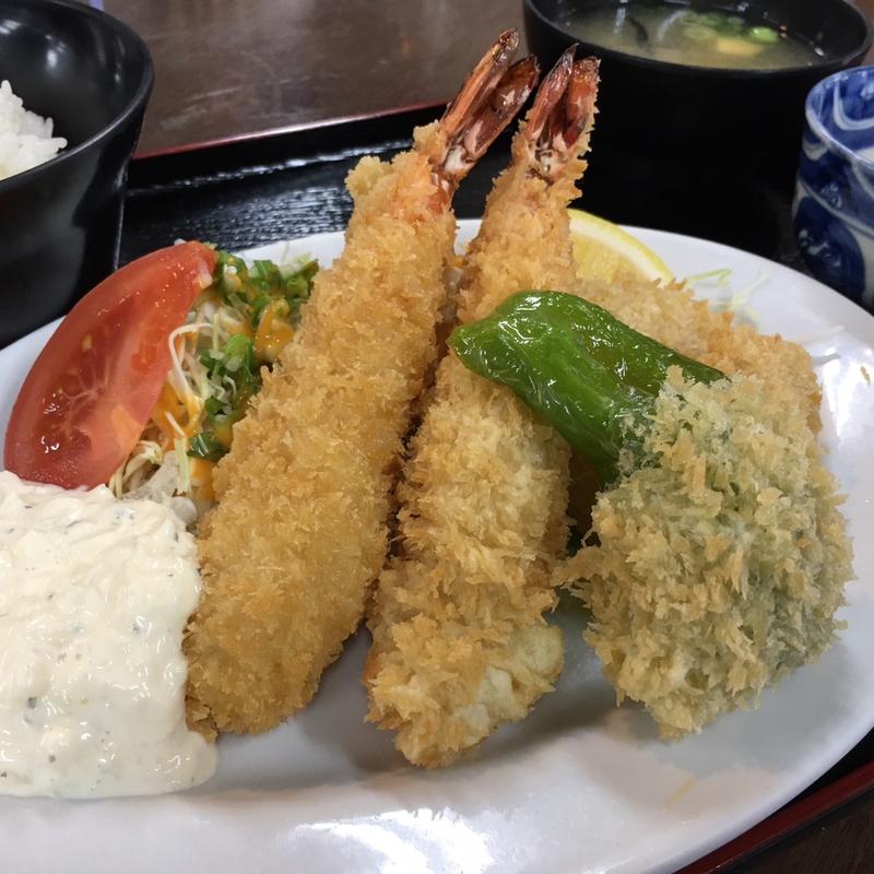 えびフライ定食(なかもと 弁天町店 )