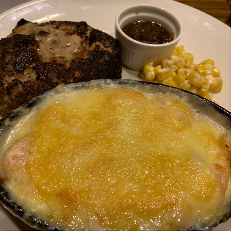 ハンバーグ＆ぷりぷりエビドリア(Roti （ロティ）)