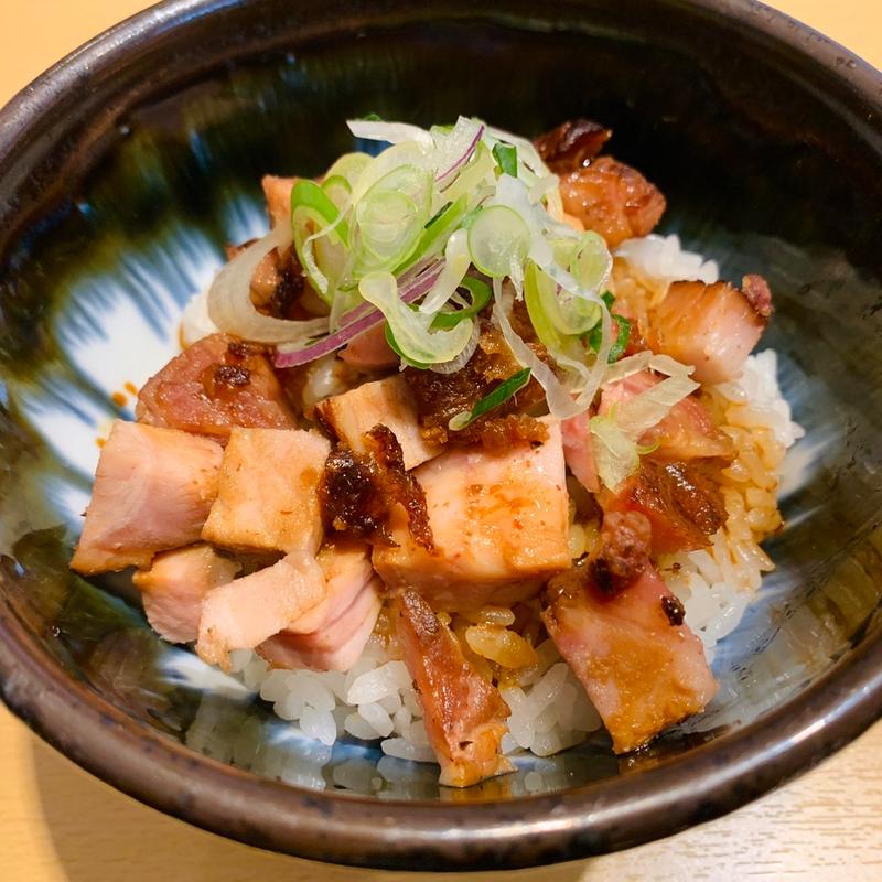 肉飯(麺処 秋もと)