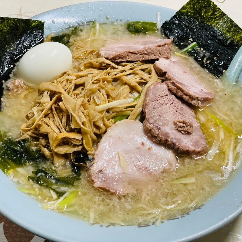 ネギチャーシュー塩＋玉子(ラーメンショップ幸手 金田亭)