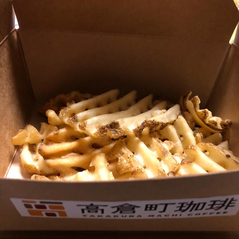 皮付きポテトフライ(高倉町珈琲 戸田店)